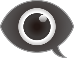 Eye in speech bubble emoji