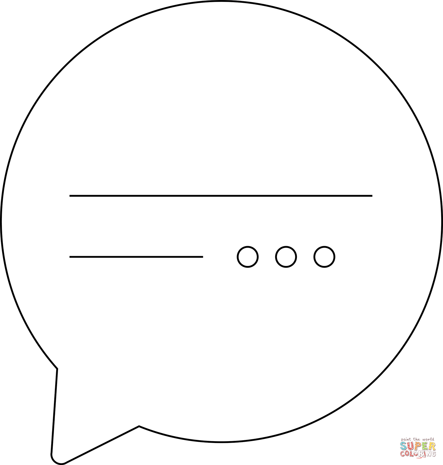 Speech bubble emoji coloring page free printable coloring pages