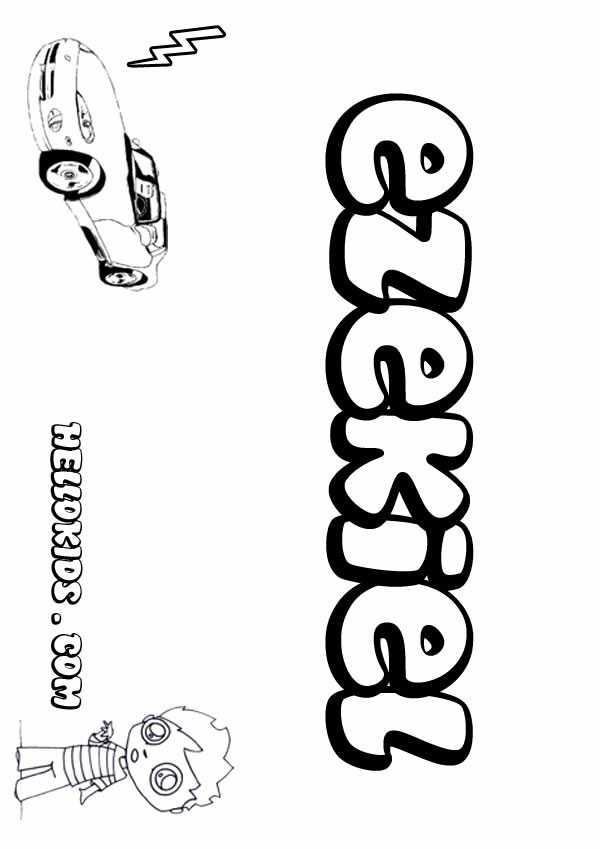 Ezekiel coloring pages