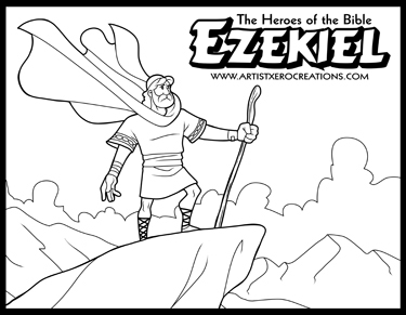 The heroes of the bible coloring pages