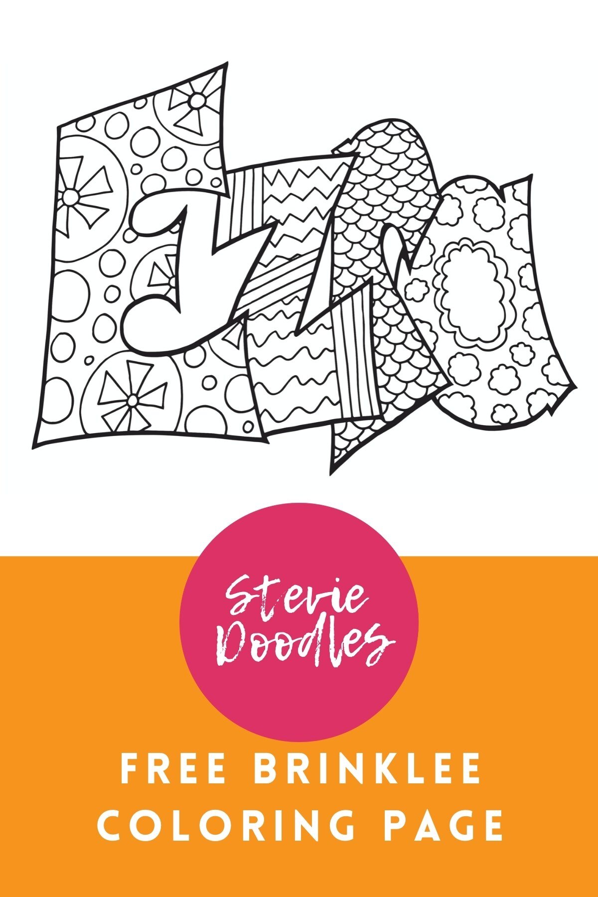 Ezra free name coloring page â stevie doodles