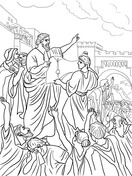 Ezra reading the law coloring page free printable coloring pages