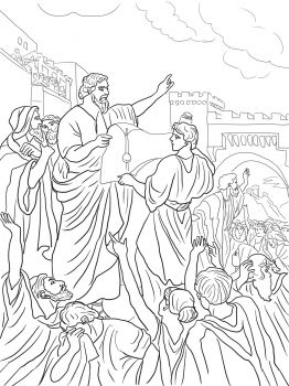 Ezra reading the torah scroll lesson coloring pages bible coloring pages bible verse coloring