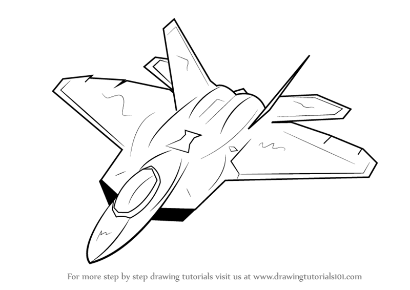 How to draw lockheed martin f