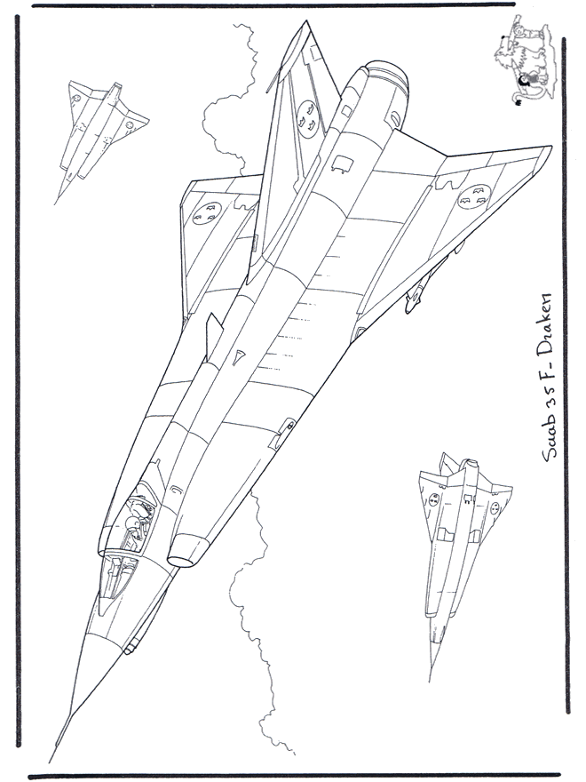 Saab j f draken