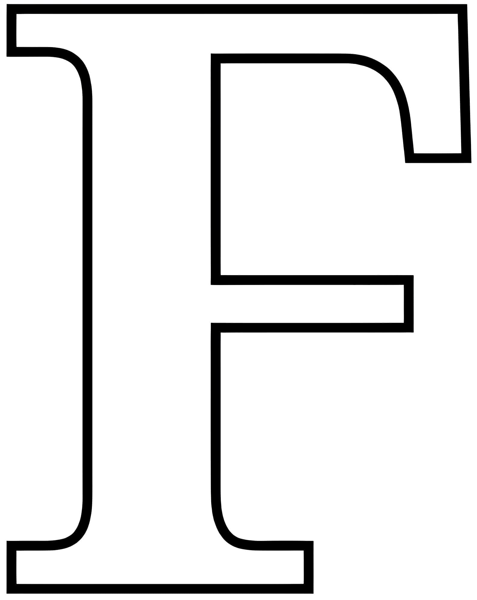 Alphabet letter coloring pages