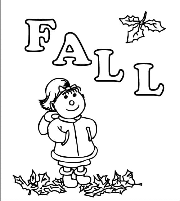 Fall coloring pages and activities