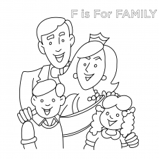 Top free printable family coloring pages online