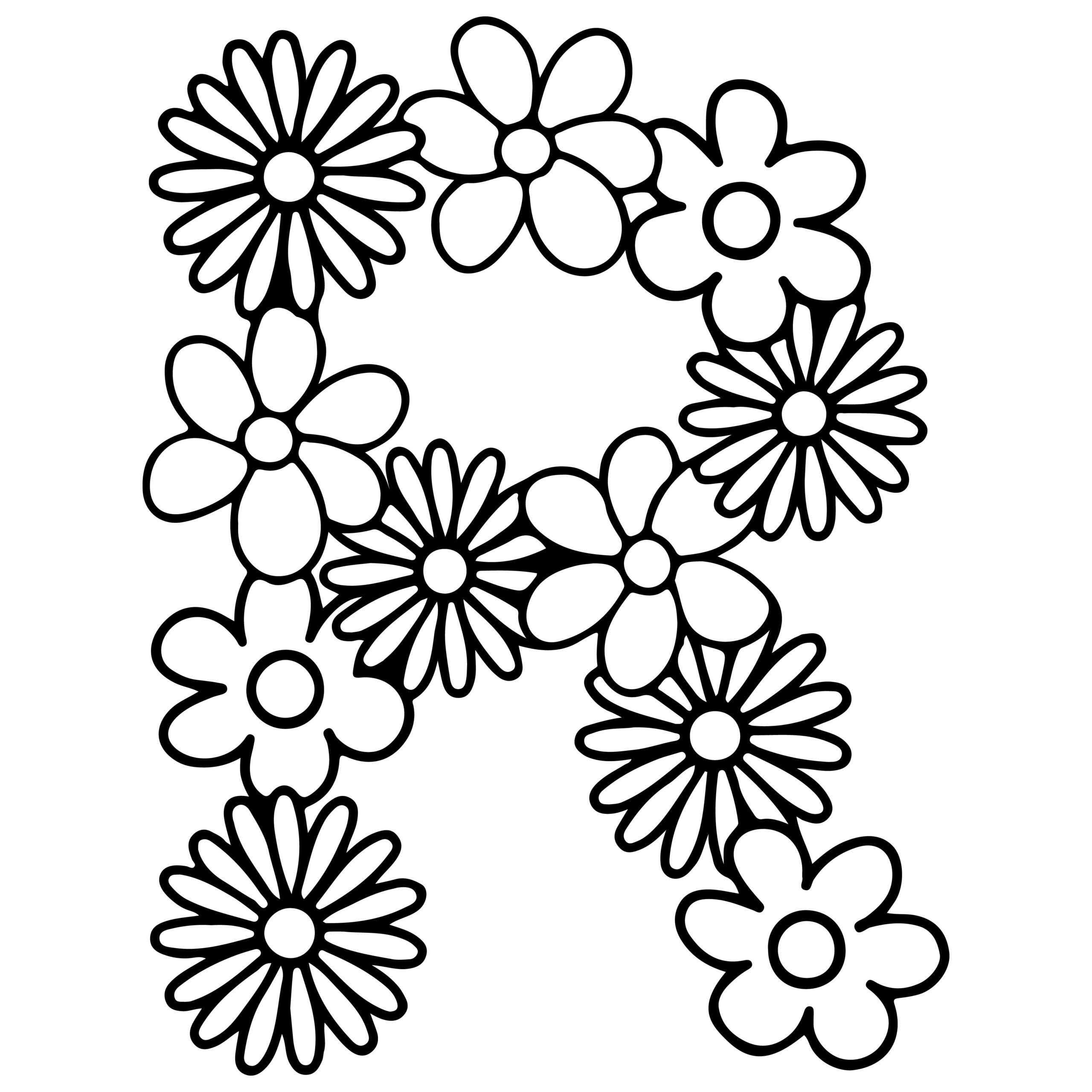 Alphabet flower coloring book for toddlers preschoolers kindergarteners made by teachers