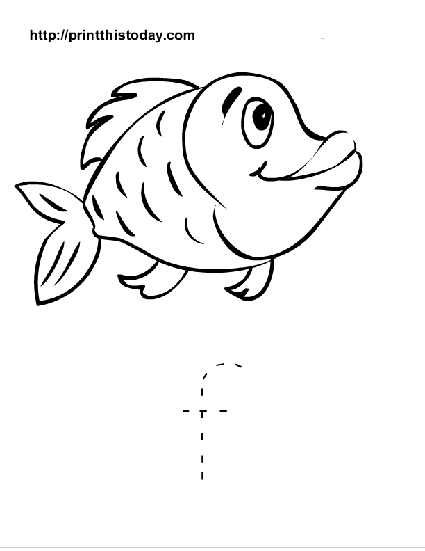 Free printable alphabet f tracing worksheets