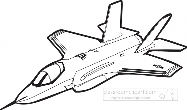 Aircraft outline clipart
