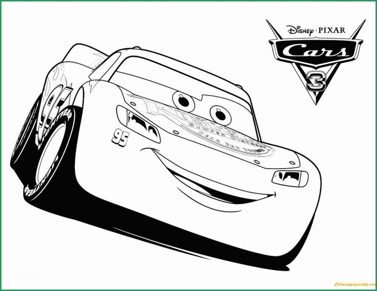 Pretty image of lightning mcqueen coloring pages
