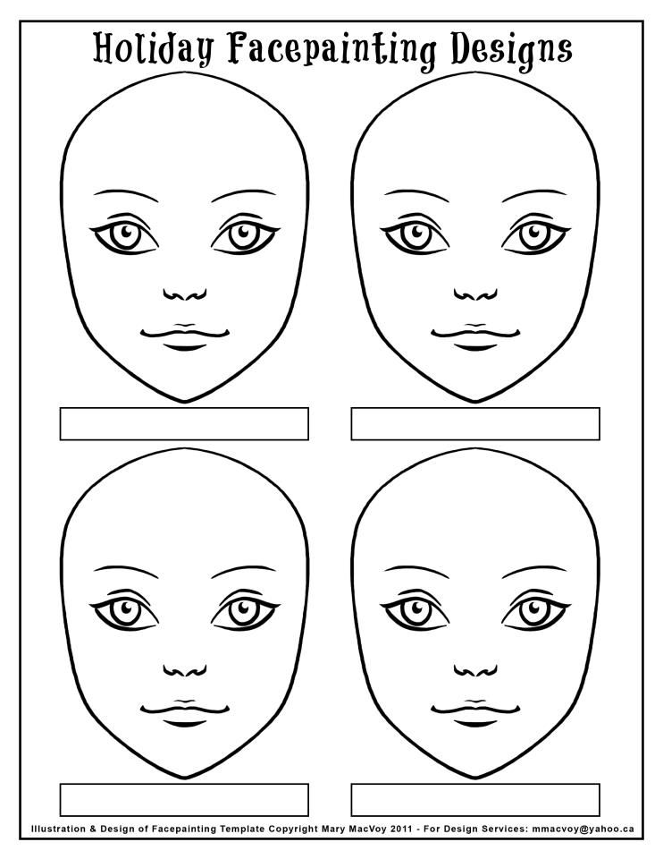 Face painting stencils christmas face painting face painting easy