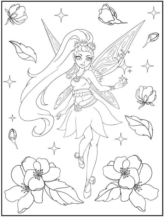 Coloring pages fairies vol