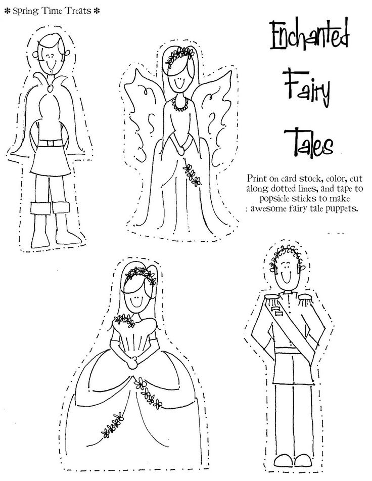 Spring time treats paper dolls puppets paper dolls puppets free printables