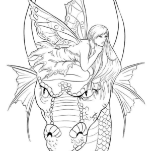 Fairy coloring pages printable for free download