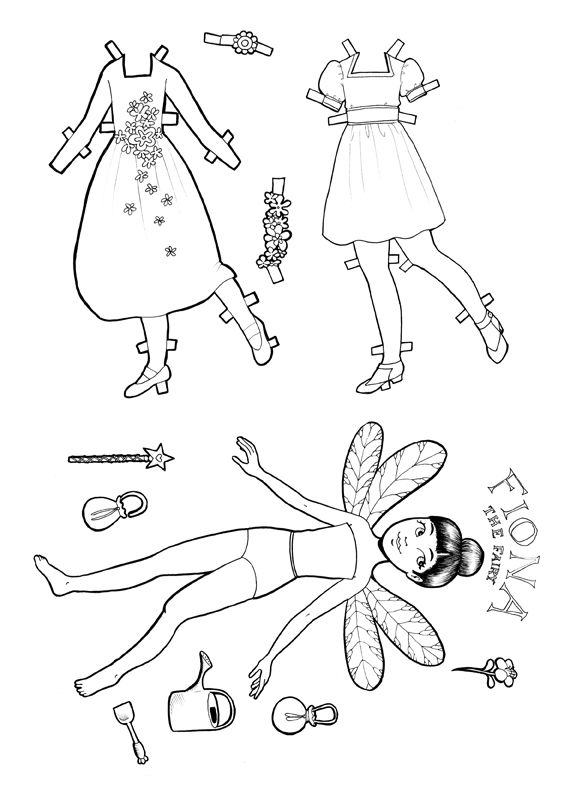Paper doll fairy paper dolls fairy coloring pages paper dolls printable