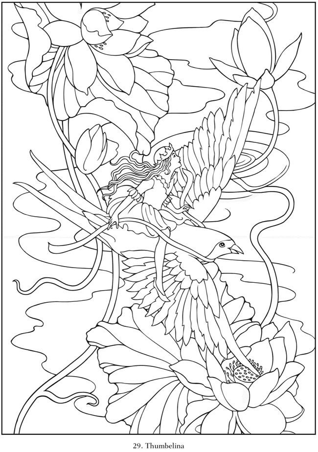 Wele to dover publications coloring pages coloring books fairy coloring pages