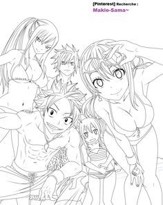 Fairy tail coloring pages