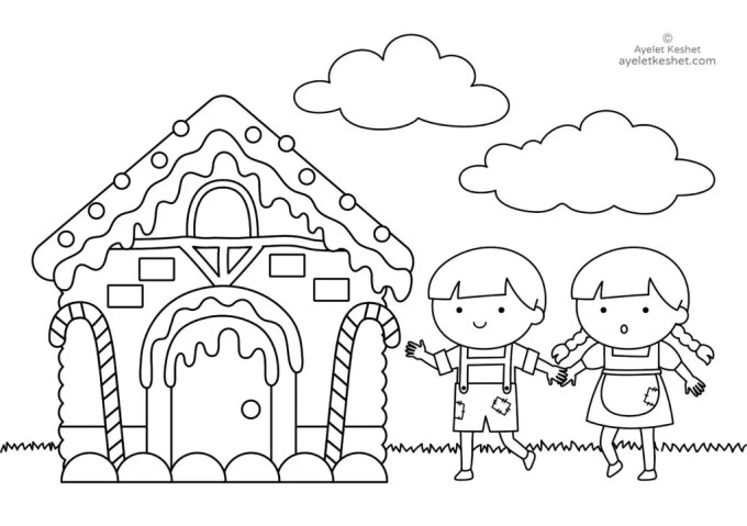 Coloring pages about fairy tales for kids