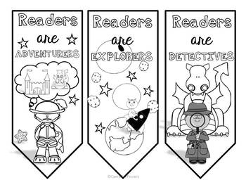 Fairy tale color and create bookmarks by cameron powers paints tpt