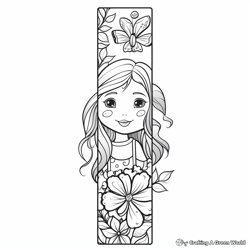Bookmark coloring pages