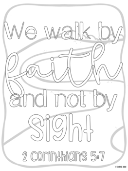 Bible verse coloring sheets about faith coloring sheets for sunday school