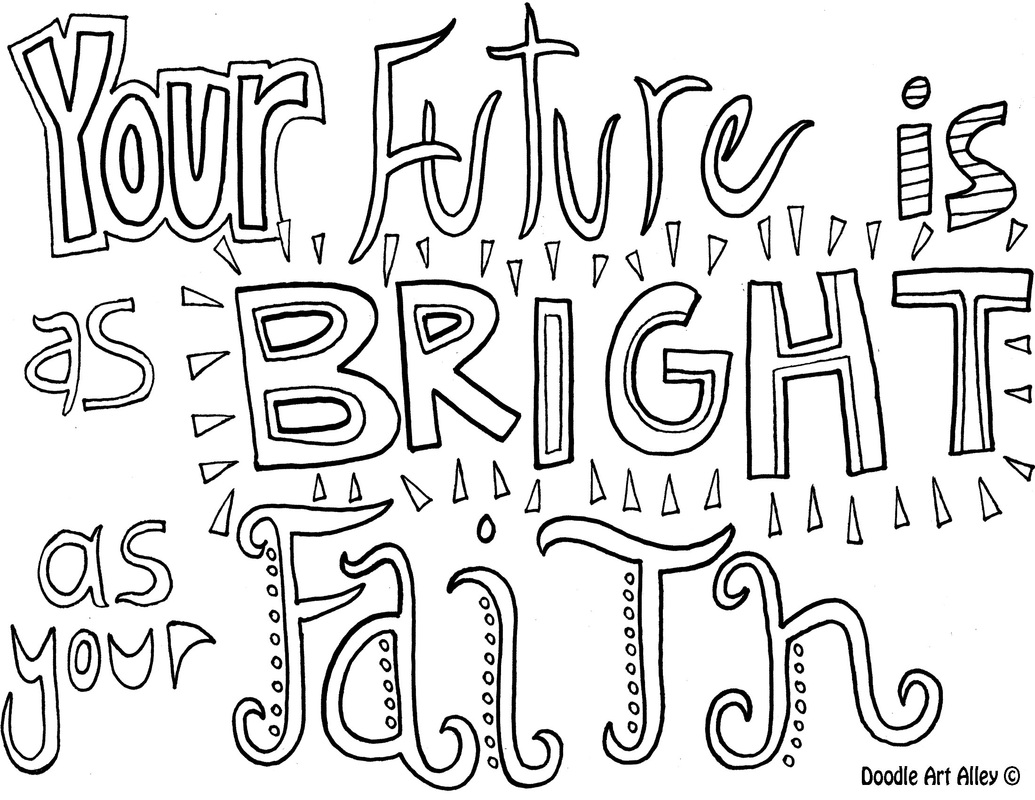 Faith coloring pages