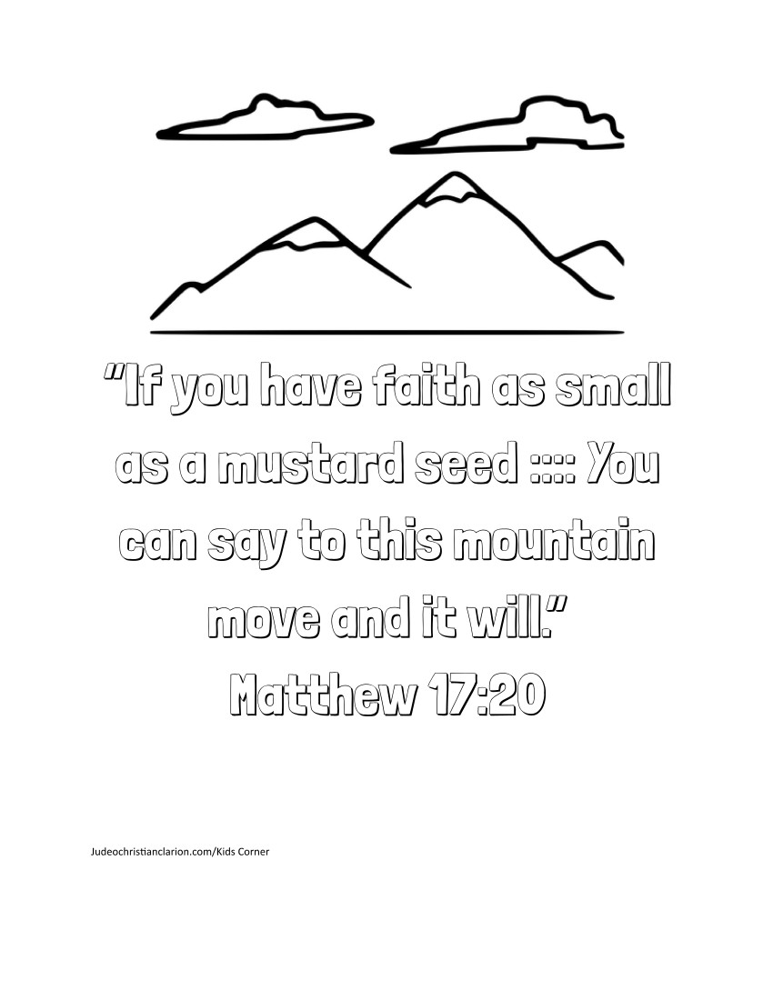 Faith as a mustard seed