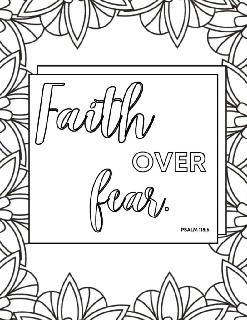 Free easy bible verse coloring pages no sign