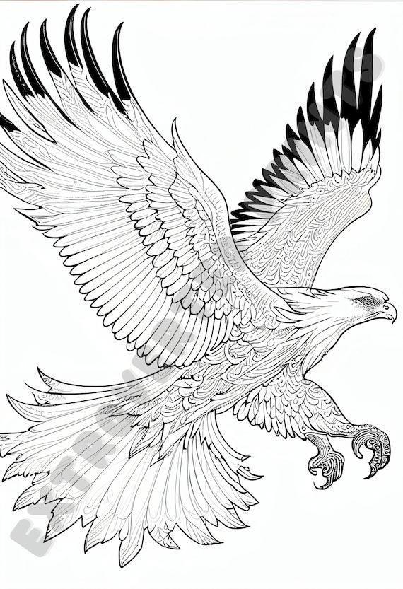 Falcon bolt coloring page for kids and adults who experience adhd anxiety relaxin meditation instant digital download pdf file instant download