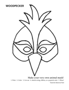 Peregrine falcon mask coloring page free printable coloring pages