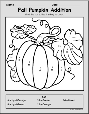 Fall math activities