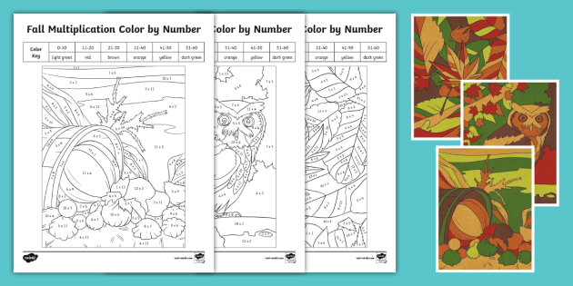 Fall lor by number multiplication fall usa