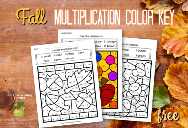 Fall color key multiplication