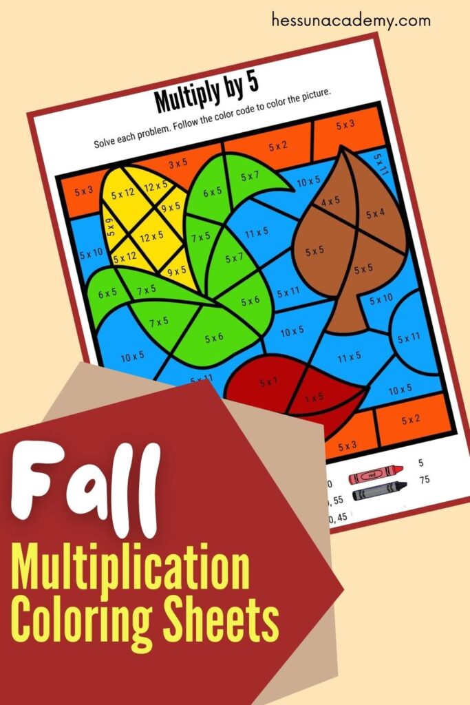 Free fall multiplication color by number worksheets because math should be fun