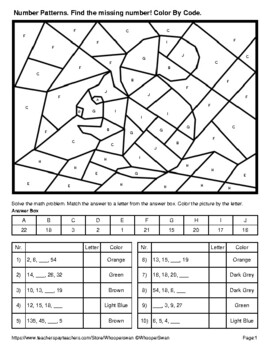 Fall number patterns misc operations