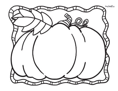 Fall coloring pages