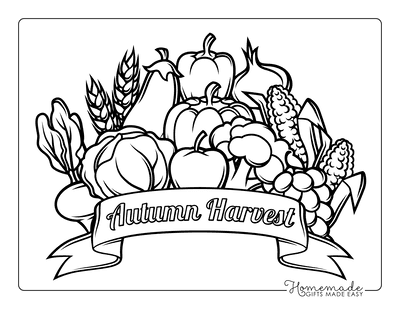 Free printable autumn fall coloring pages