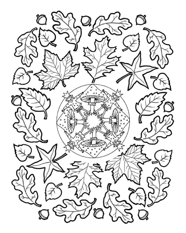 Autumn mandala coloring page for kids crafts and worksheets for preschooltoddler and kindergarten mandala coloring pages coloring pages mandala coloring