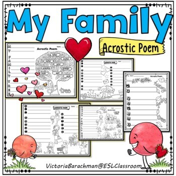 Family acrostic poem tpt