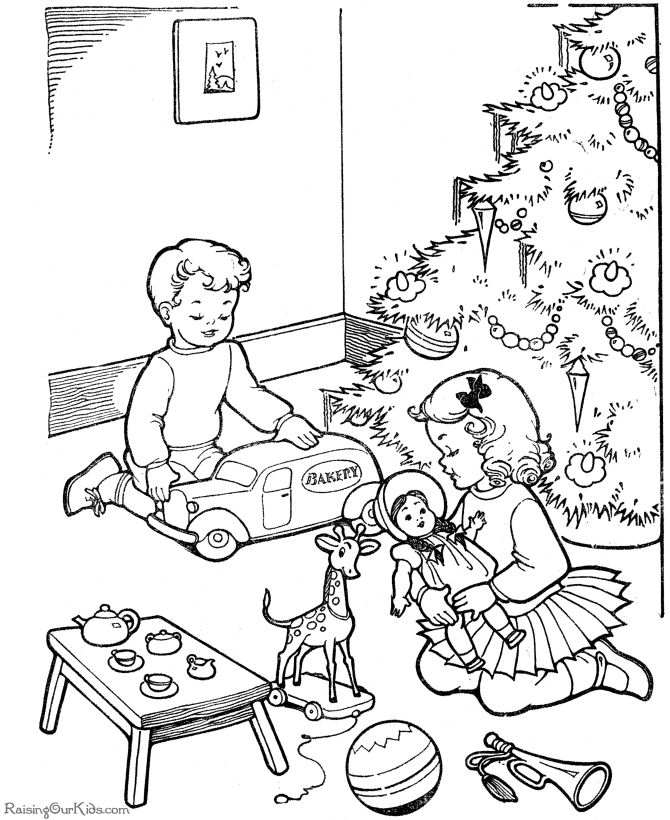 Festive santa claus coloring page