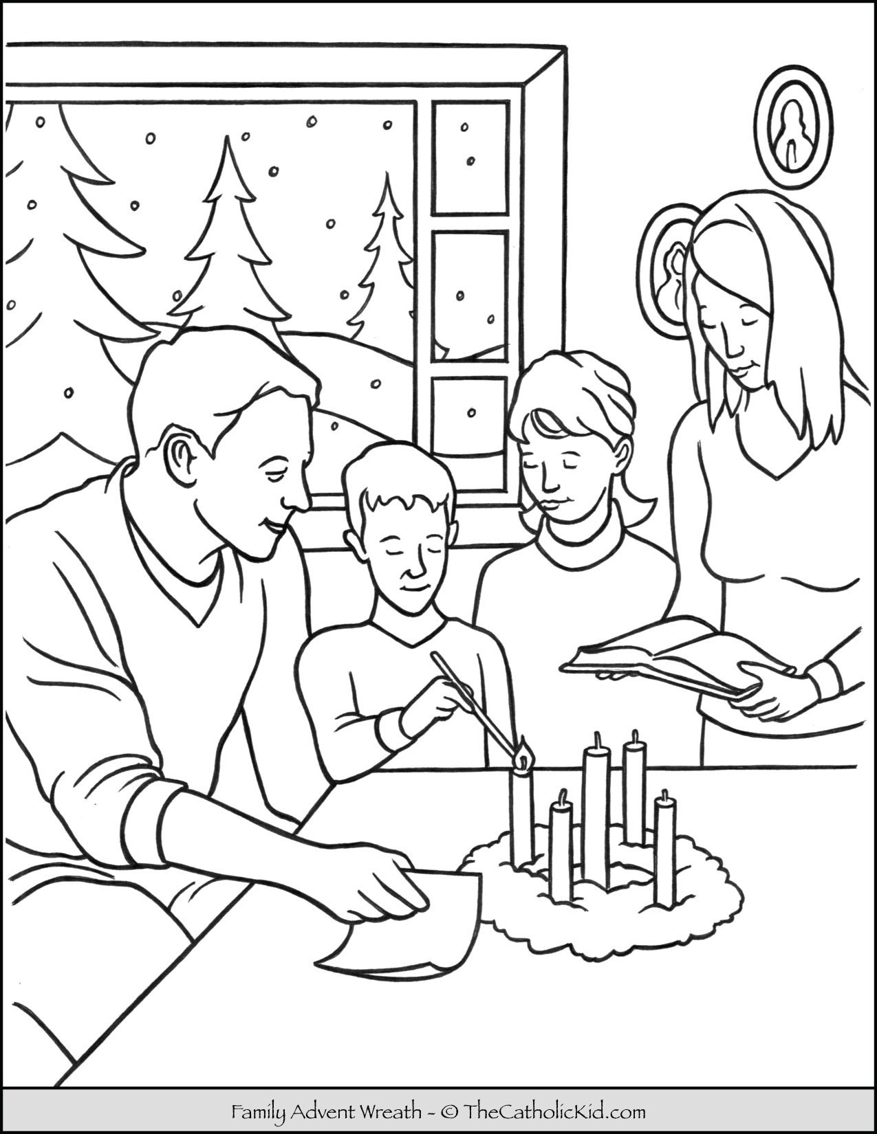 Advent wreath