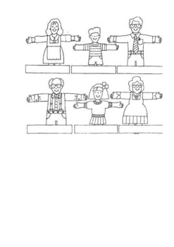 Family finger puppets by marisol hernanz tpt