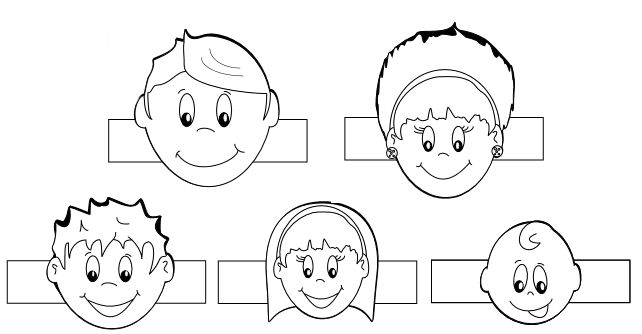 Family finger puppets template family activities preschool finger family finger puppet patterns