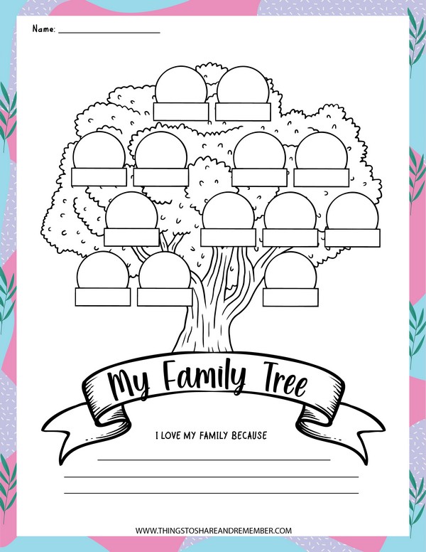 My family printables share remember celebrating child home