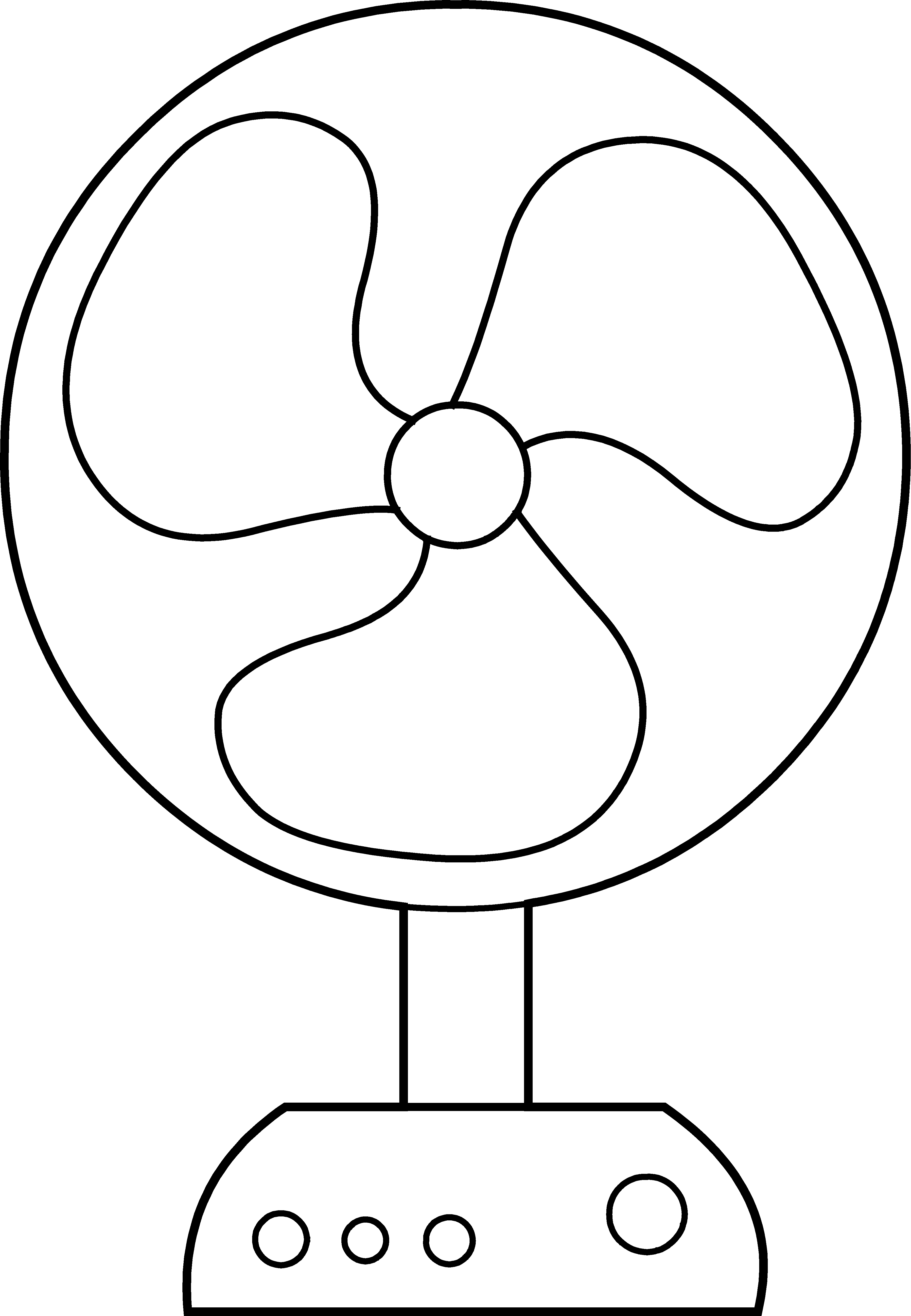 Fan clip art black and white free clip art coloring book pages free printable coloring pages