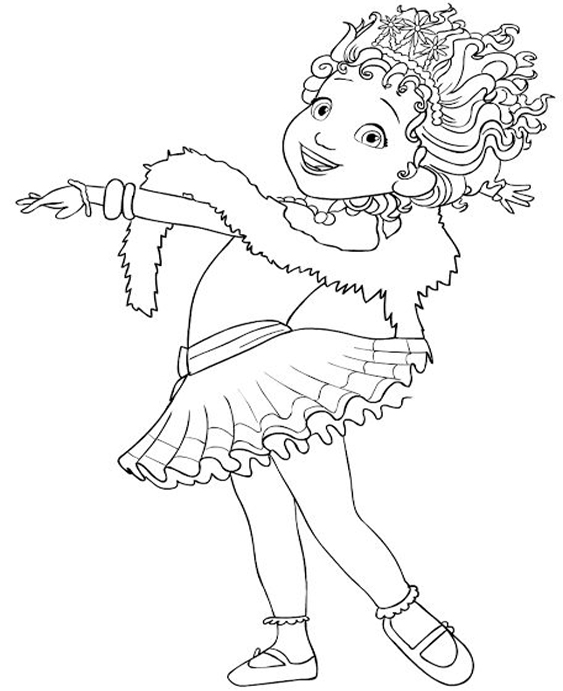 Free easy to print fancy nancy coloring pages