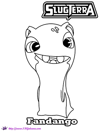 Free slugterra fandango printable coloring page and wallpaper â
