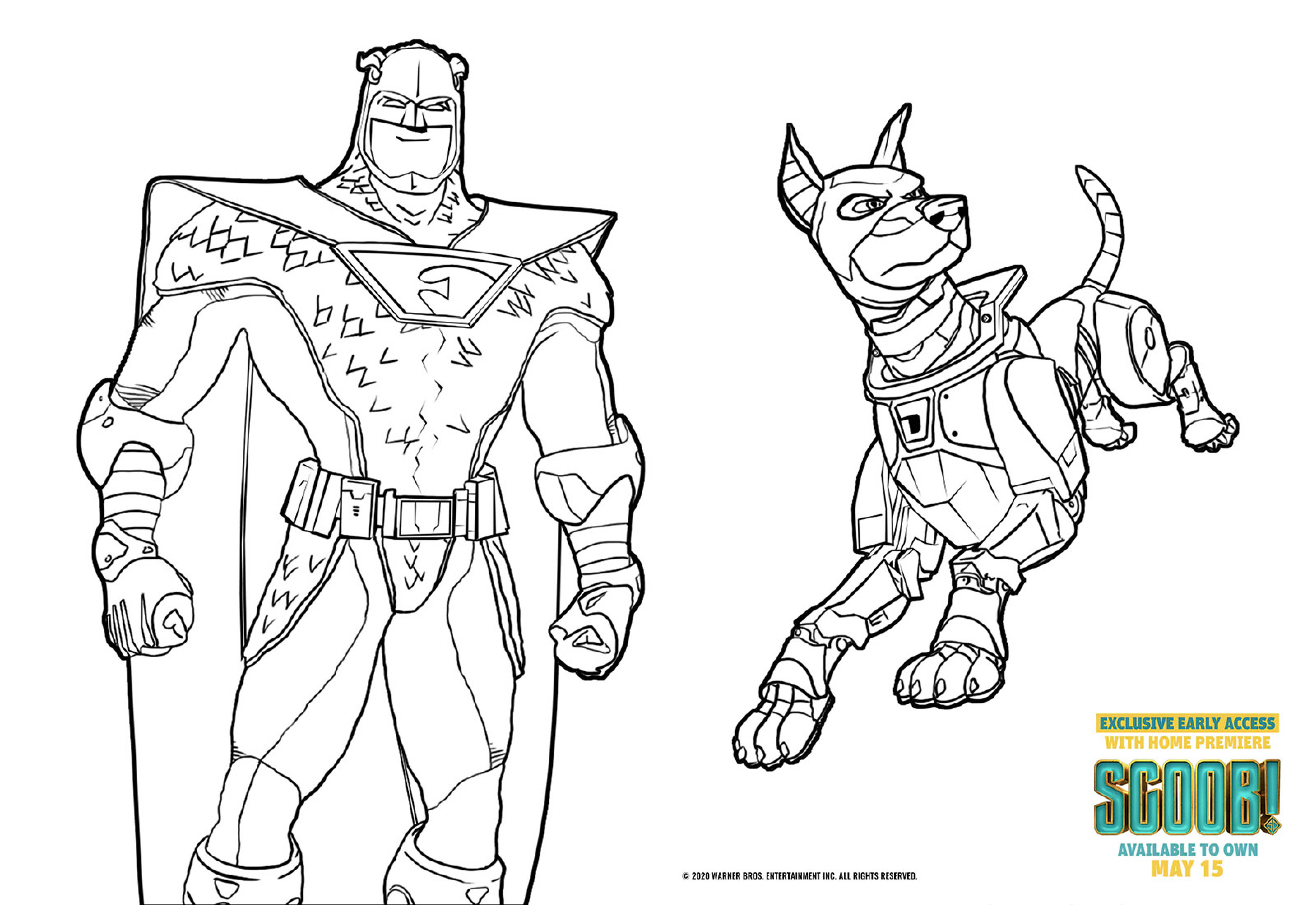 Check out these scoob activity sheets